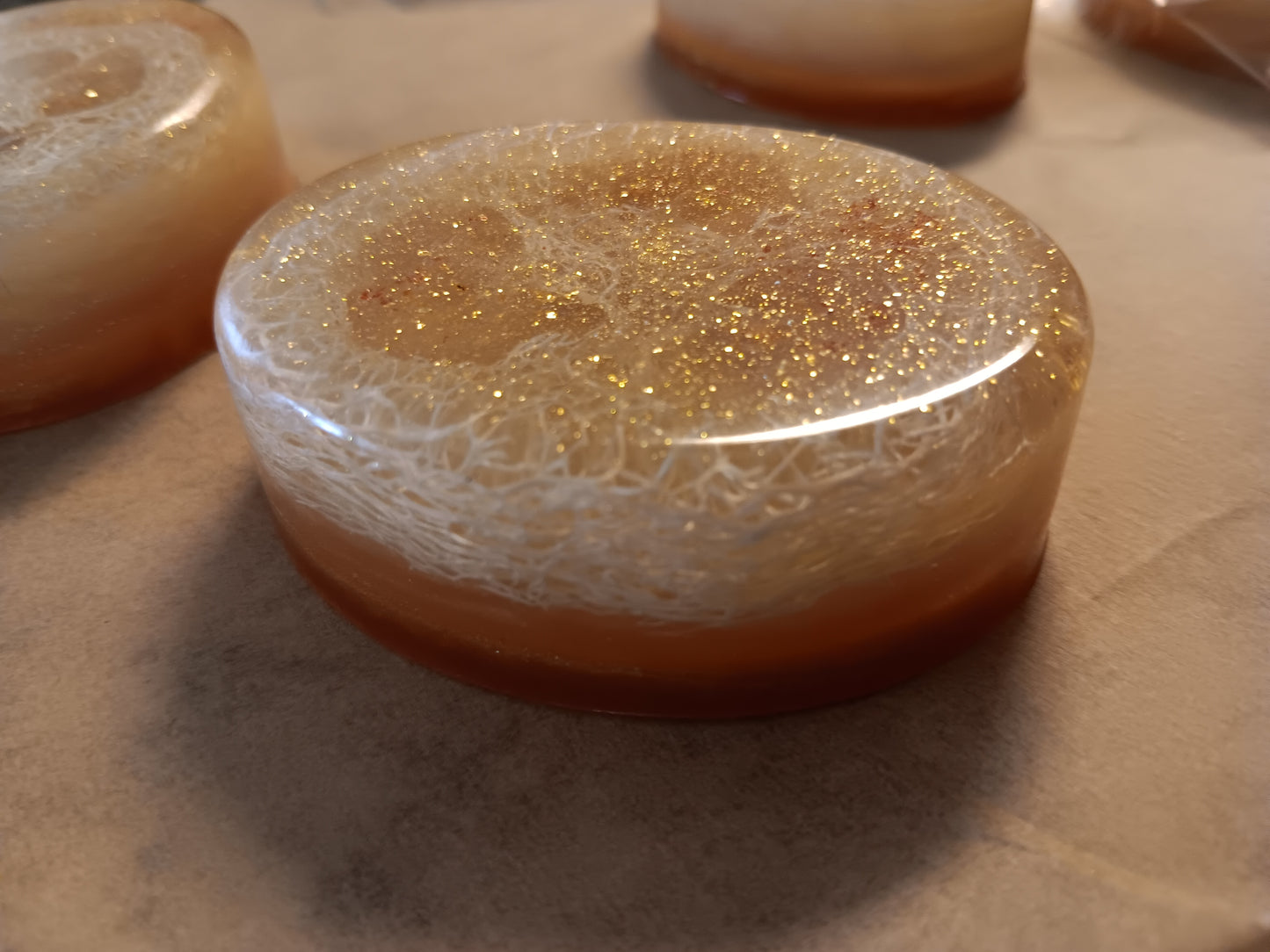 Soap Loofah Golden Bar