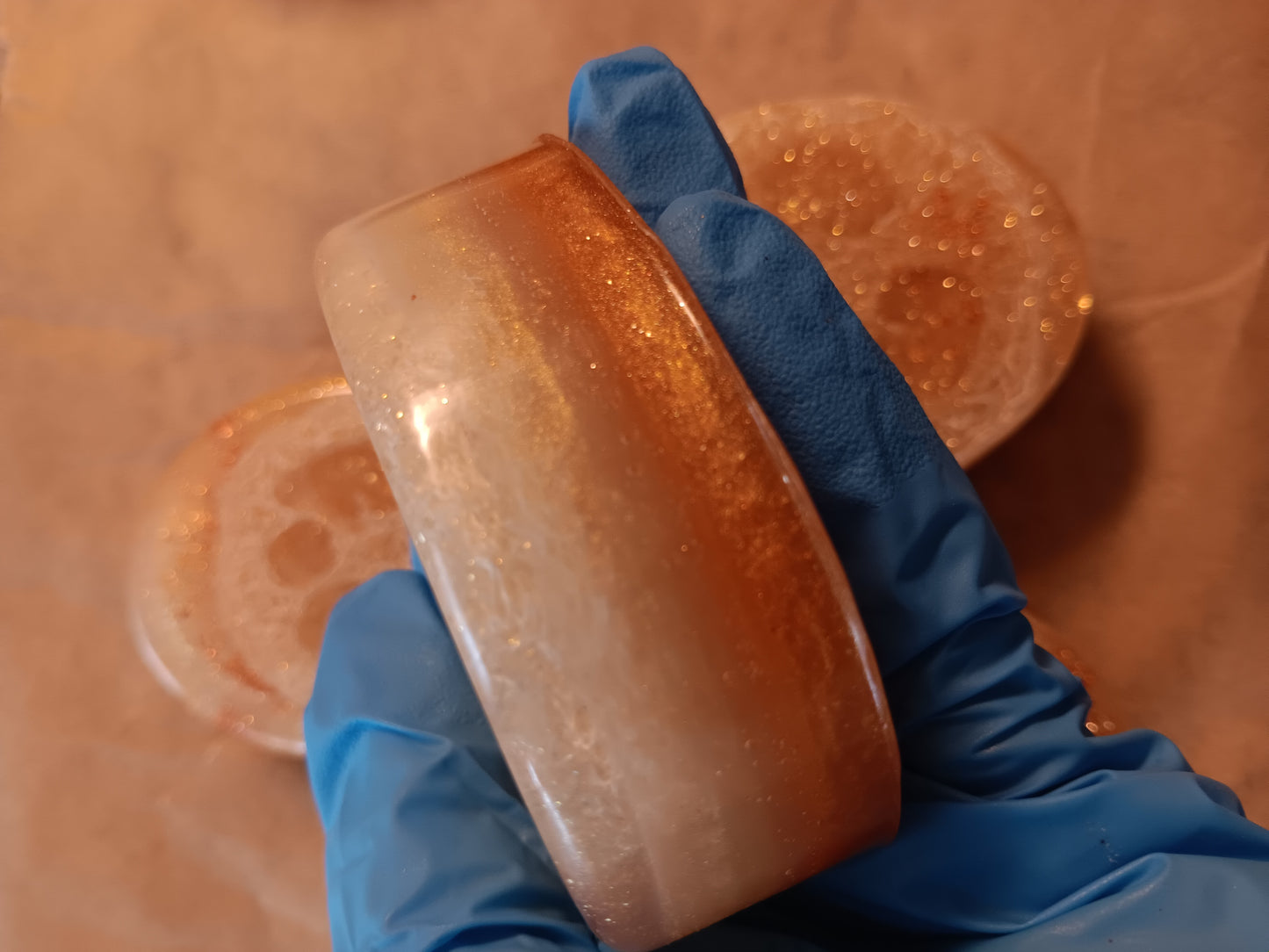 Soap Loofah Golden Bar